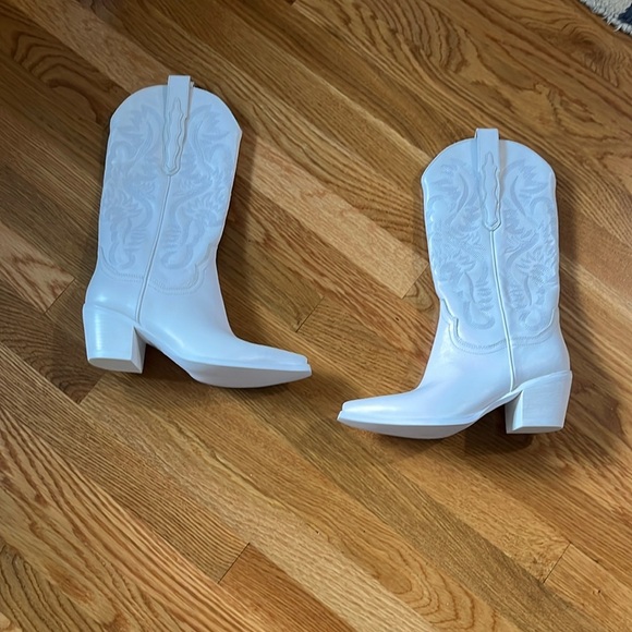 Free People x Jeffrey Campbell Dagget Cowboy Boots Size 8.5 NEW - Picture 9 of 17
